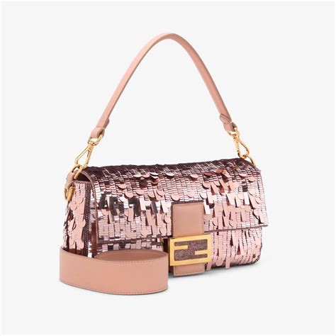 pink sequin fendi baguette|fendi sequin baguette sale.